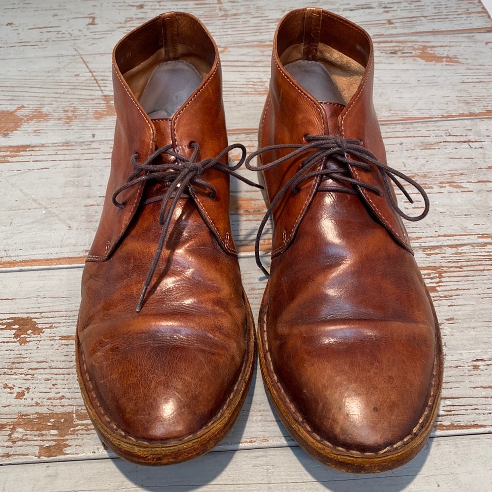 Cole Haan lace up boots